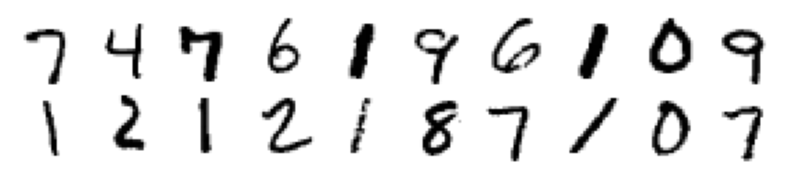 <Figure size 1000x200 with 20 Axes>